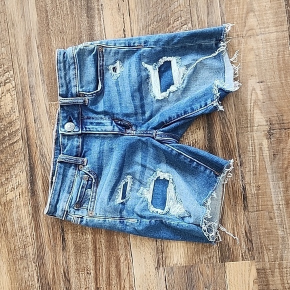 American Eagle Midi Bermuda Shorts Sz 0 - Picture 1 of 7